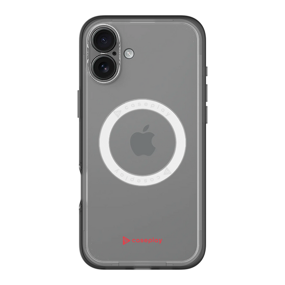 スリムプロテクションプレミアムケース with MagSafe［ オリジナル - caseplayロゴ - レッド/A ］