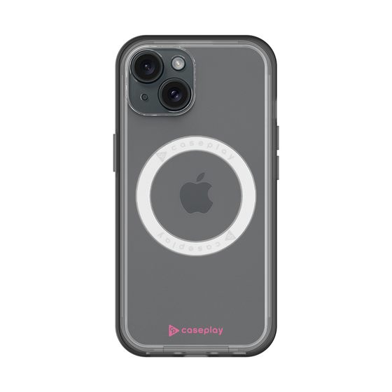 スリムプロテクションプレミアムケース with MagSafe［ オリジナル - caseplayロゴ - ピンク/A ］