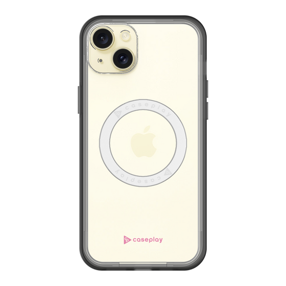 スリムプロテクションプレミアムケース with MagSafe［ オリジナル - caseplayロゴ - ピンク/A ］