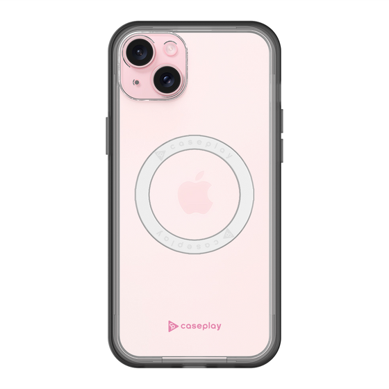 スリムプロテクションプレミアムケース with MagSafe［ オリジナル - caseplayロゴ - ピンク/A ］