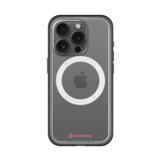 スリムプロテクションプレミアムケース with MagSafe［ オリジナル - caseplayロゴ - ピンク/A ］