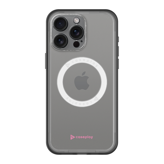 スリムプロテクションプレミアムケース with MagSafe［ オリジナル - caseplayロゴ - ピンク/A ］