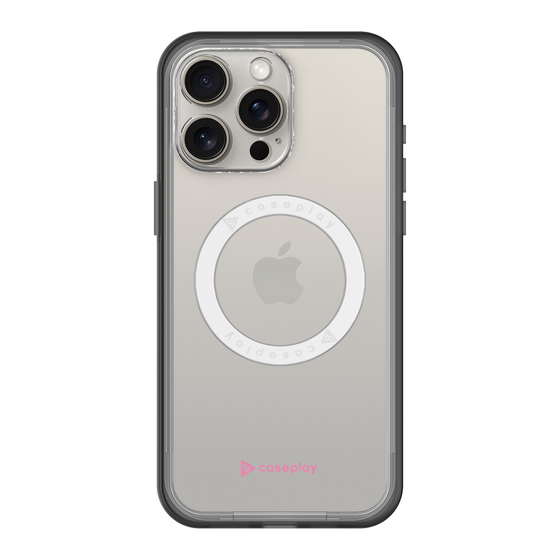 スリムプロテクションプレミアムケース with MagSafe［ オリジナル - caseplayロゴ - ピンク/A ］