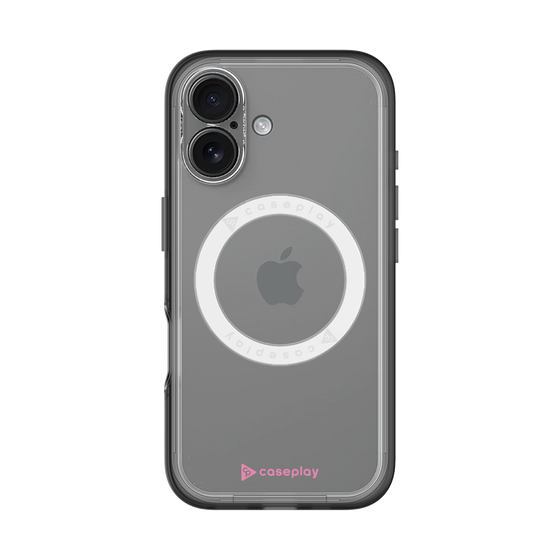 スリムプロテクションプレミアムケース with MagSafe［ オリジナル - caseplayロゴ - ピンク/A ］