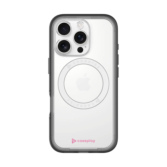 スリムプロテクションプレミアムケース with MagSafe［ オリジナル - caseplayロゴ - ピンク/A ］