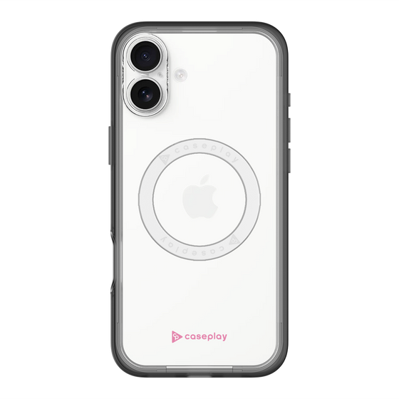 スリムプロテクションプレミアムケース with MagSafe［ オリジナル - caseplayロゴ - ピンク/A ］