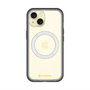 スリムプロテクションプレミアムケース with MagSafe［ オリジナル - caseplayロゴ - イエロー/A ］
