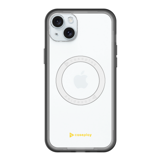 スリムプロテクションプレミアムケース with MagSafe［ オリジナル - caseplayロゴ - イエロー/A ］