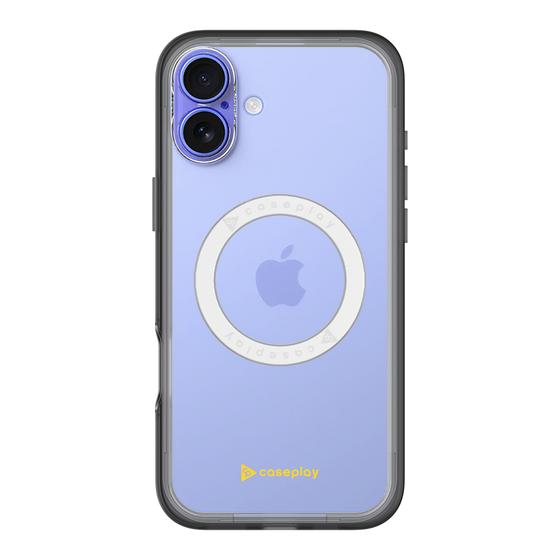 スリムプロテクションプレミアムケース with MagSafe［ オリジナル - caseplayロゴ - イエロー/A ］