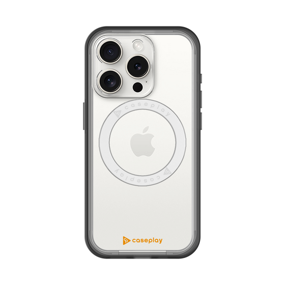 スリムプロテクションプレミアムケース with MagSafe［ オリジナル - caseplayロゴ - オレンジ/A ］