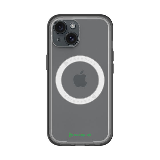 スリムプロテクションプレミアムケース with MagSafe［ オリジナル - caseplayロゴ - グリーン/A ］