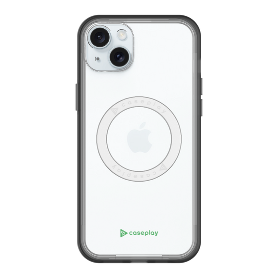 スリムプロテクションプレミアムケース with MagSafe［ オリジナル - caseplayロゴ - グリーン/A ］