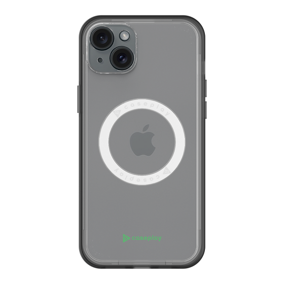 スリムプロテクションプレミアムケース with MagSafe［ オリジナル - caseplayロゴ - グリーン/A ］