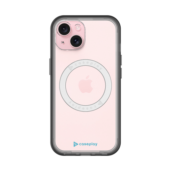 スリムプロテクションプレミアムケース with MagSafe［ オリジナル - caseplayロゴ - ライトブルー/A ］