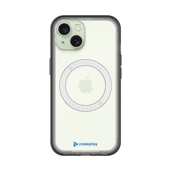 スリムプロテクションプレミアムケース with MagSafe［ オリジナル - caseplayロゴ - ブルー/A ］