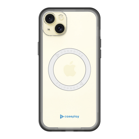 スリムプロテクションプレミアムケース with MagSafe［ オリジナル - caseplayロゴ - ブルー/A ］