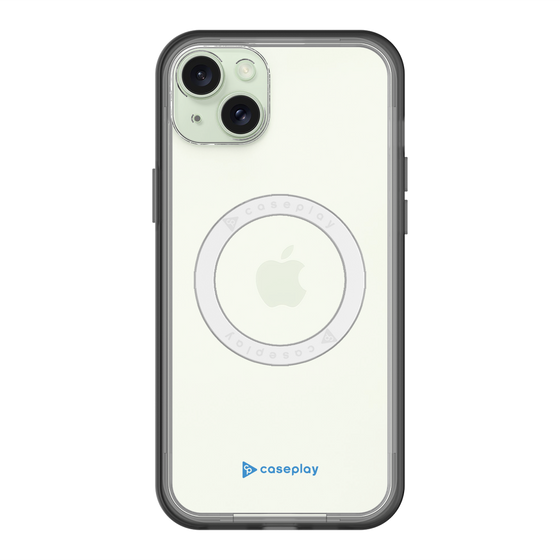 スリムプロテクションプレミアムケース with MagSafe［ オリジナル - caseplayロゴ - ブルー/A ］