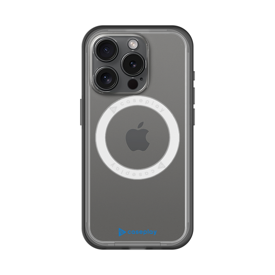 スリムプロテクションプレミアムケース with MagSafe［ オリジナル - caseplayロゴ - ブルー/A ］