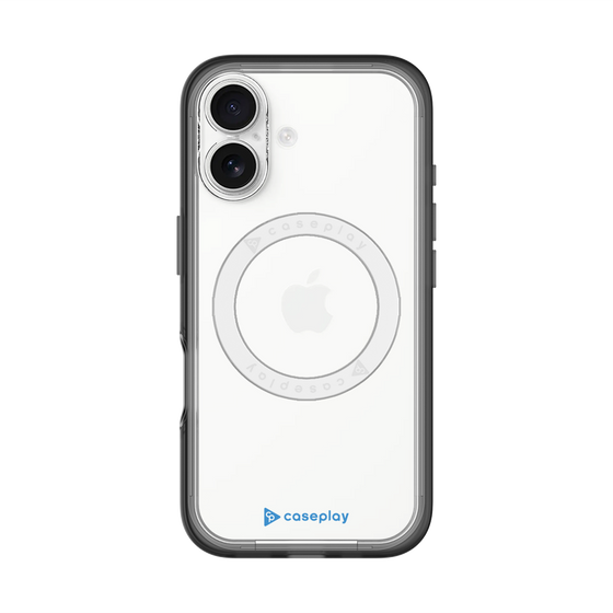 スリムプロテクションプレミアムケース with MagSafe［ オリジナル - caseplayロゴ - ブルー/A ］