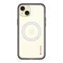 スリムプロテクションプレミアムケース with MagSafe［ オリジナル - caseplayロゴ - レッド/B ］