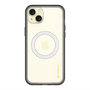 スリムプロテクションプレミアムケース with MagSafe［ オリジナル - caseplayロゴ - イエロー/B ］