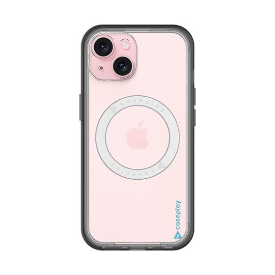スリムプロテクションプレミアムケース with MagSafe［ オリジナル - caseplayロゴ - ライトブルー/B ］