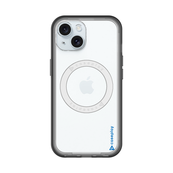 スリムプロテクションプレミアムケース with MagSafe［ オリジナル - caseplayロゴ - ブルー/B ］