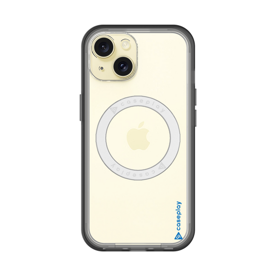 スリムプロテクションプレミアムケース with MagSafe［ オリジナル - caseplayロゴ - ブルー/B ］