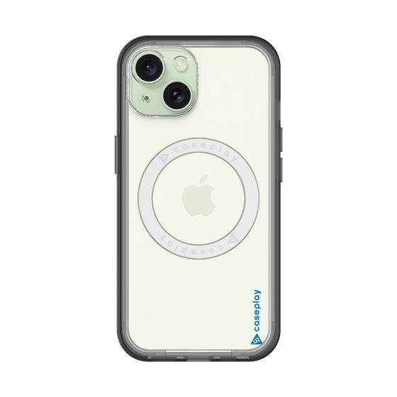 スリムプロテクションプレミアムケース with MagSafe［ オリジナル - caseplayロゴ - ブルー/B ］