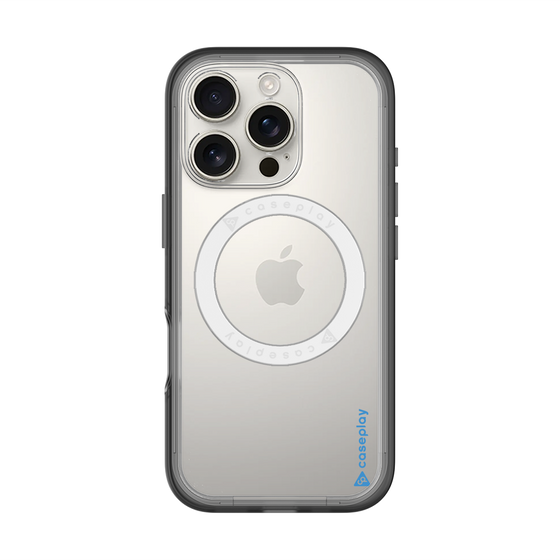 スリムプロテクションプレミアムケース with MagSafe［ オリジナル - caseplayロゴ - ブルー/B ］