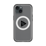 スリムプロテクションプレミアムケース with MagSafe［ オリジナル - caseplayロゴ - ブラック/C ］