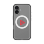 スリムプロテクションプレミアムケース with MagSafe［ オリジナル - caseplayロゴ - レッド/C ］