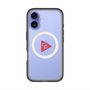 スリムプロテクションプレミアムケース with MagSafe［ オリジナル - caseplayロゴ - レッド/C ］