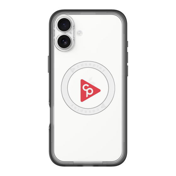 スリムプロテクションプレミアムケース with MagSafe［ オリジナル - caseplayロゴ - レッド/C ］