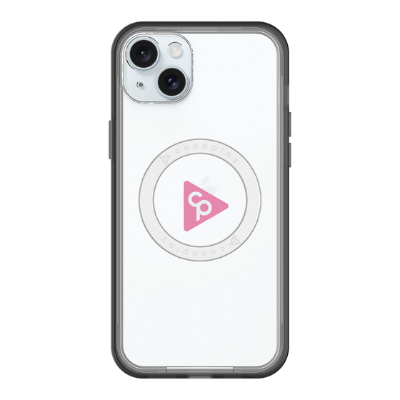 スリムプロテクションプレミアムケース with MagSafe［ オリジナル - caseplayロゴ - ピンク/C ］