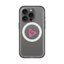 スリムプロテクションプレミアムケース with MagSafe［ オリジナル - caseplayロゴ - ピンク/C ］