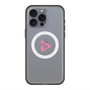 スリムプロテクションプレミアムケース with MagSafe［ オリジナル - caseplayロゴ - ピンク/C ］