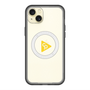 スリムプロテクションプレミアムケース with MagSafe［ オリジナル - caseplayロゴ - イエロー/C ］