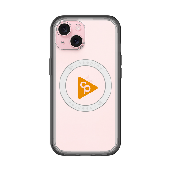 スリムプロテクションプレミアムケース with MagSafe［ オリジナル - caseplayロゴ - オレンジ/C ］