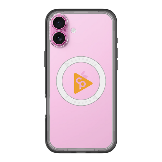 スリムプロテクションプレミアムケース with MagSafe［ オリジナル - caseplayロゴ - オレンジ/C ］