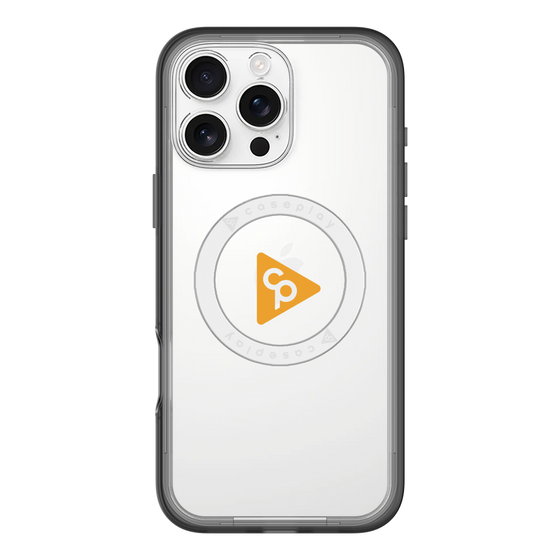 スリムプロテクションプレミアムケース with MagSafe［ オリジナル - caseplayロゴ - オレンジ/C ］