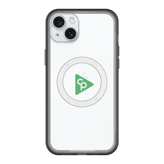 スリムプロテクションプレミアムケース with MagSafe［ オリジナル - caseplayロゴ - グリーン/C ］