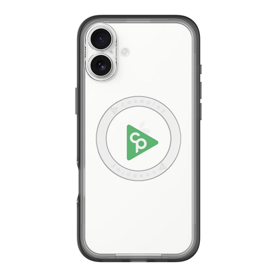 スリムプロテクションプレミアムケース with MagSafe［ オリジナル - caseplayロゴ - グリーン/C ］