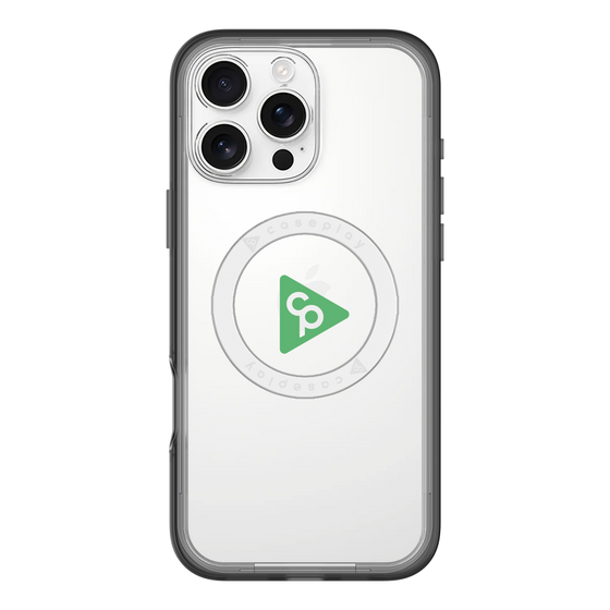 スリムプロテクションプレミアムケース with MagSafe［ オリジナル - caseplayロゴ - グリーン/C ］