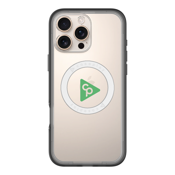スリムプロテクションプレミアムケース with MagSafe［ オリジナル - caseplayロゴ - グリーン/C ］
