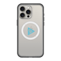 スリムプロテクションプレミアムケース with MagSafe［ オリジナル - caseplayロゴ - ライトブルー/C ］