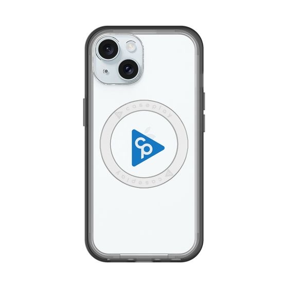 スリムプロテクションプレミアムケース with MagSafe［ オリジナル - caseplayロゴ - ブルー/C ］