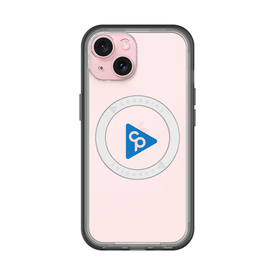 スリムプロテクションプレミアムケース with MagSafe［ オリジナル - caseplayロゴ - ブルー/C ］
