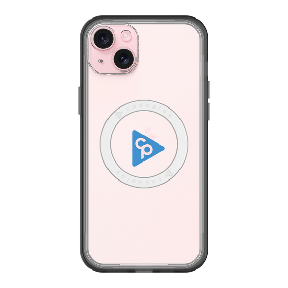 スリムプロテクションプレミアムケース with MagSafe［ オリジナル - caseplayロゴ - ブルー/C ］