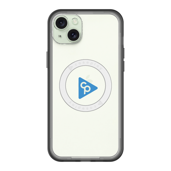 スリムプロテクションプレミアムケース with MagSafe［ オリジナル - caseplayロゴ - ブルー/C ］